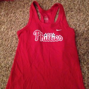 Nike tank top with Phillies logo